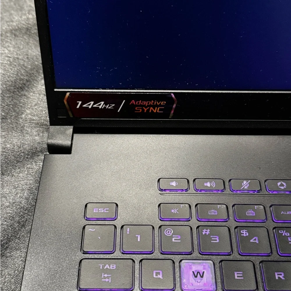 ASUS Black Slim Laptop with RBG Keyboard